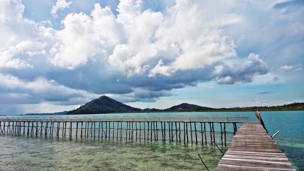 Labun Island Resort with Galang Baru Island View