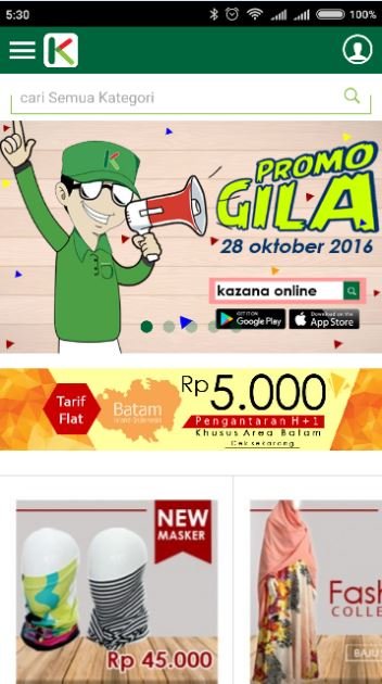 Aplikasi Kazana Online