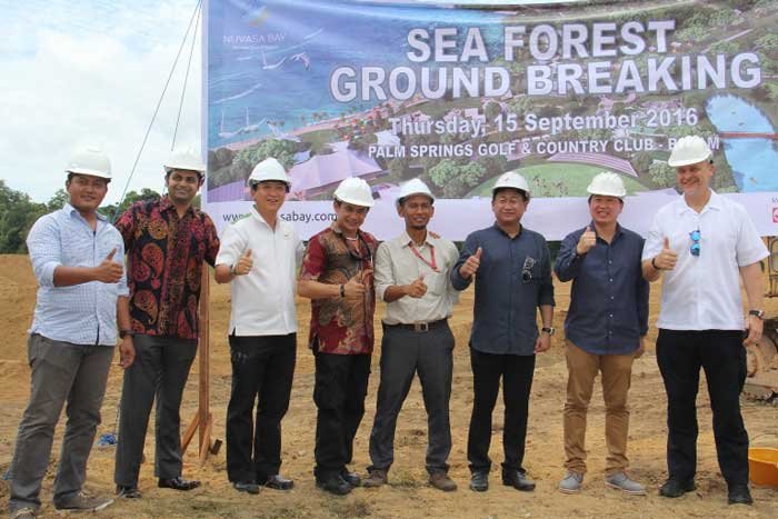 Sea Forest Adventure Nuvasa Bay Batam Groundbreaking photo by jakartakita.com
