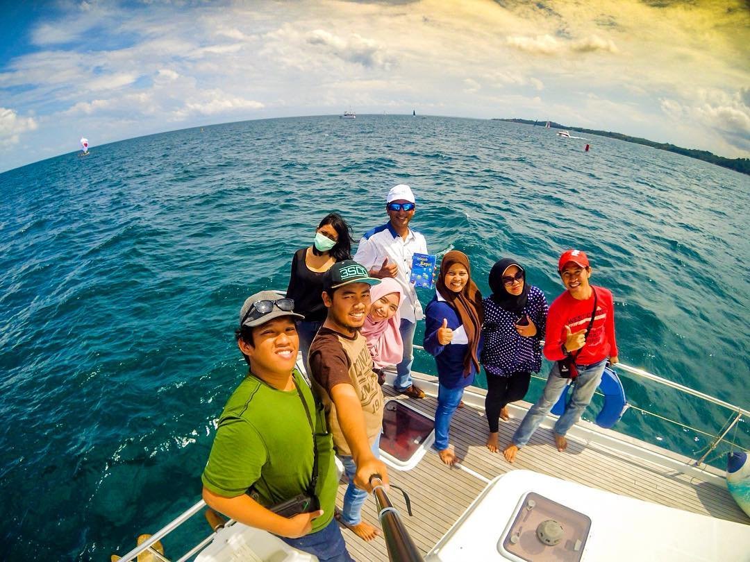 Tim Blogger Kepri dalam Nongsa Regatta 2017
