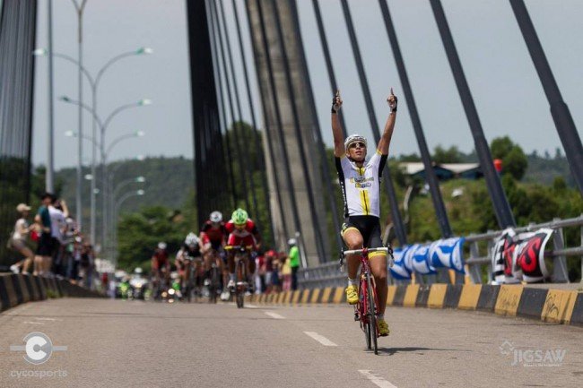 Tour de Barelang finish line