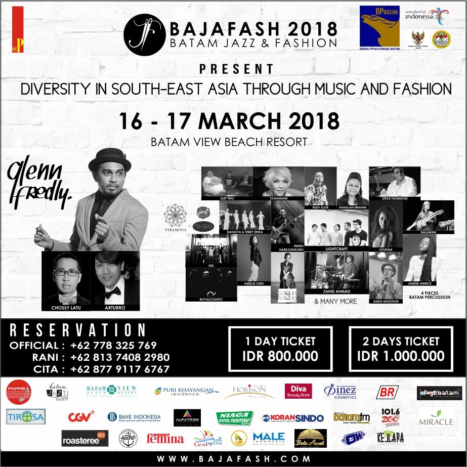 Bajafash 2018 with Glenn Fredly